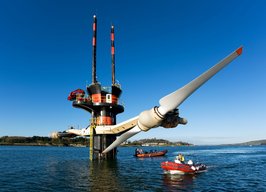 Tidal stream turbine by Marine Current Turbines