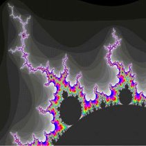 Part of the Mandelbrot set (by better software than ours!)