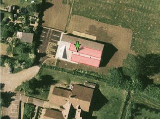 Image from Selector Report showing potential location of rooftop solar installation